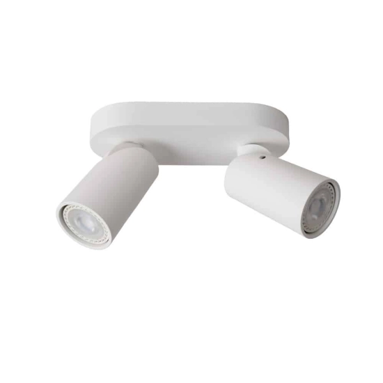 Plafon XYRUS Ø 9 cm GU10 2x5W 2200K/3000K biały 23954/11/31 Lucide - zdjęcie dodatkowe 1